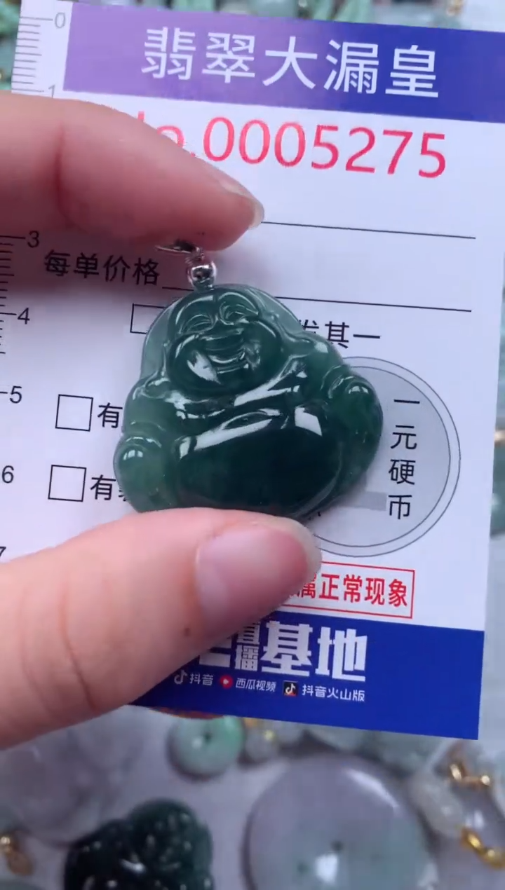 翡翠未镶嵌吊坠(不含链)5275
