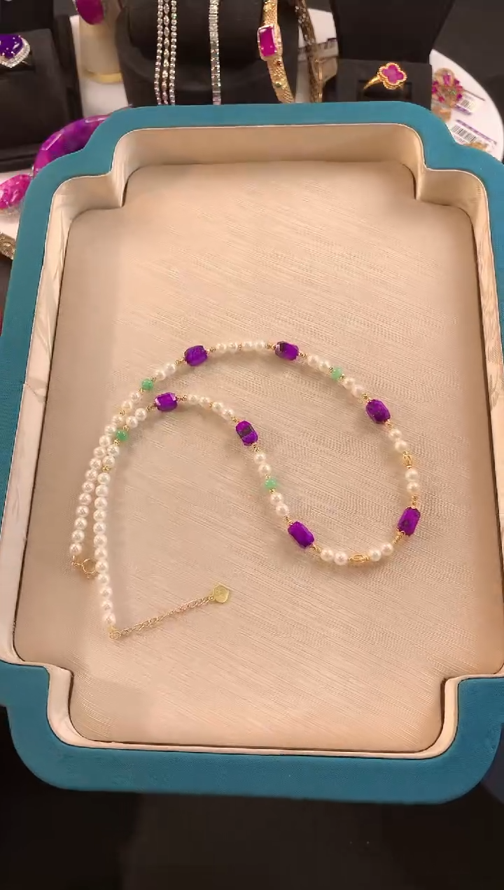 【闪购商品】苏纪石（舒俱来）.18K金镶嵌舒俱来项链