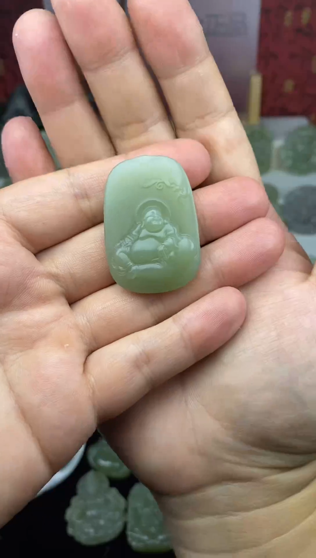 和田玉未镶嵌颈饰和田玉吊坠 无顶珠