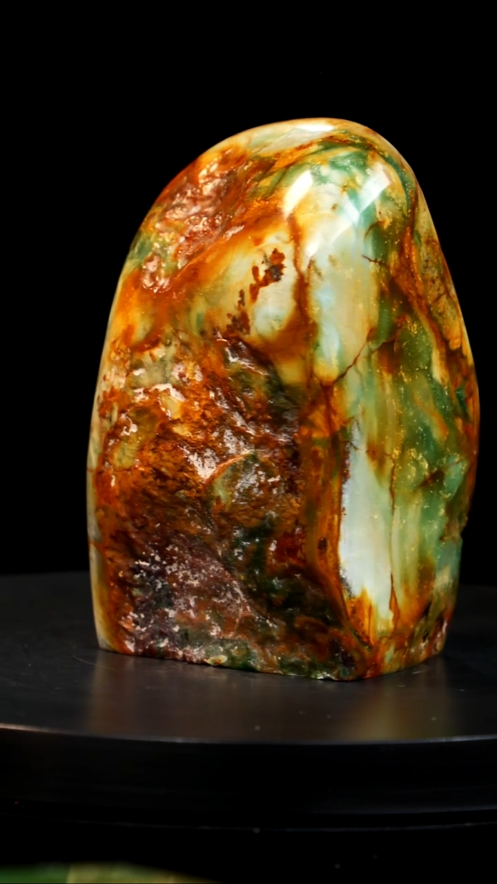 昌化石瓷白帝王绿稀少品种