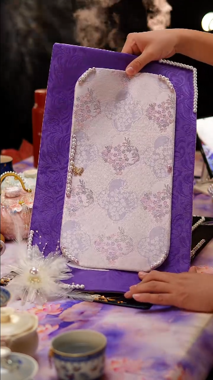 027茶席茶席紫色组合