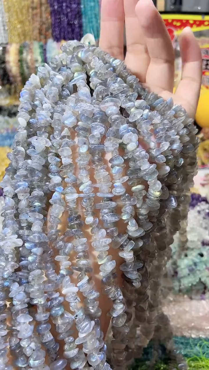 未镶嵌珠宝半成品水晶灰月光