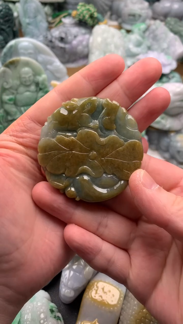 吊坠(不含链)未镶嵌翡翠1