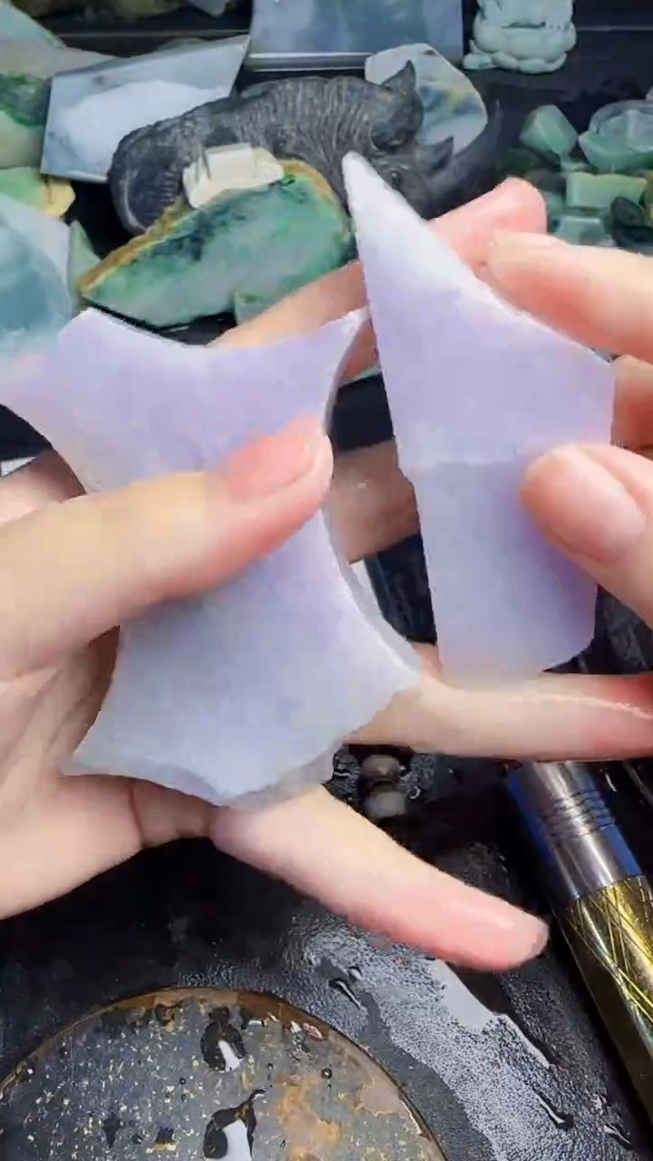 未镶嵌挂件翡翠老*天然翡翠017