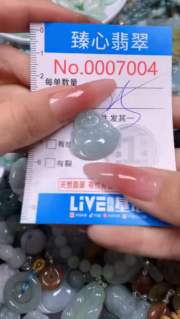 【闪购商品】翡翠颈饰未镶嵌含绳0007004