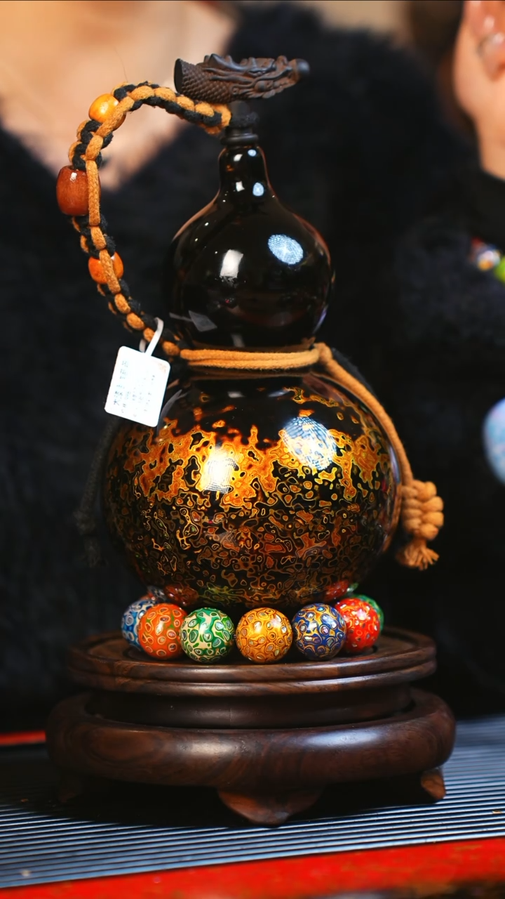 【闪购商品】JT008大师姐臻选非遗大漆酒葫芦