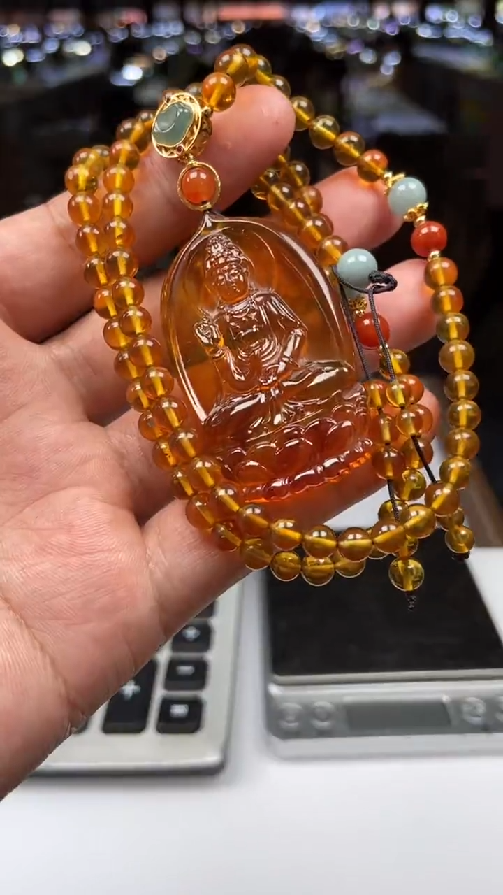 定制琥珀天然琥珀多样性发其一FS008288