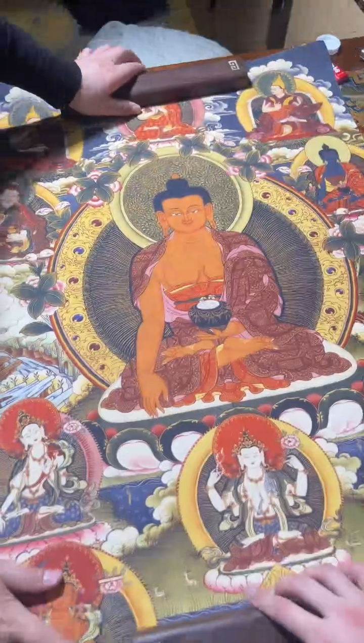 卷轴画J**T卷轴画奥奥的唐卡