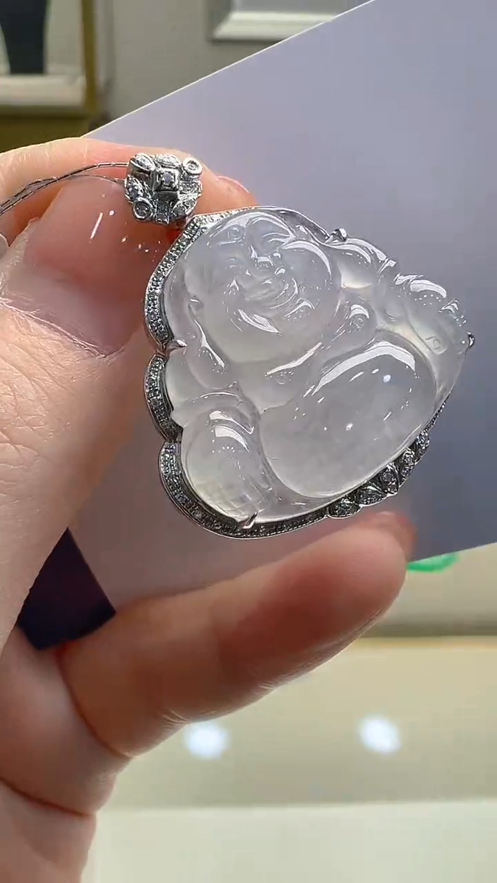 【闪购商品】翡翠吊坠(不含链)18K金镶嵌多样性发货拍一发一