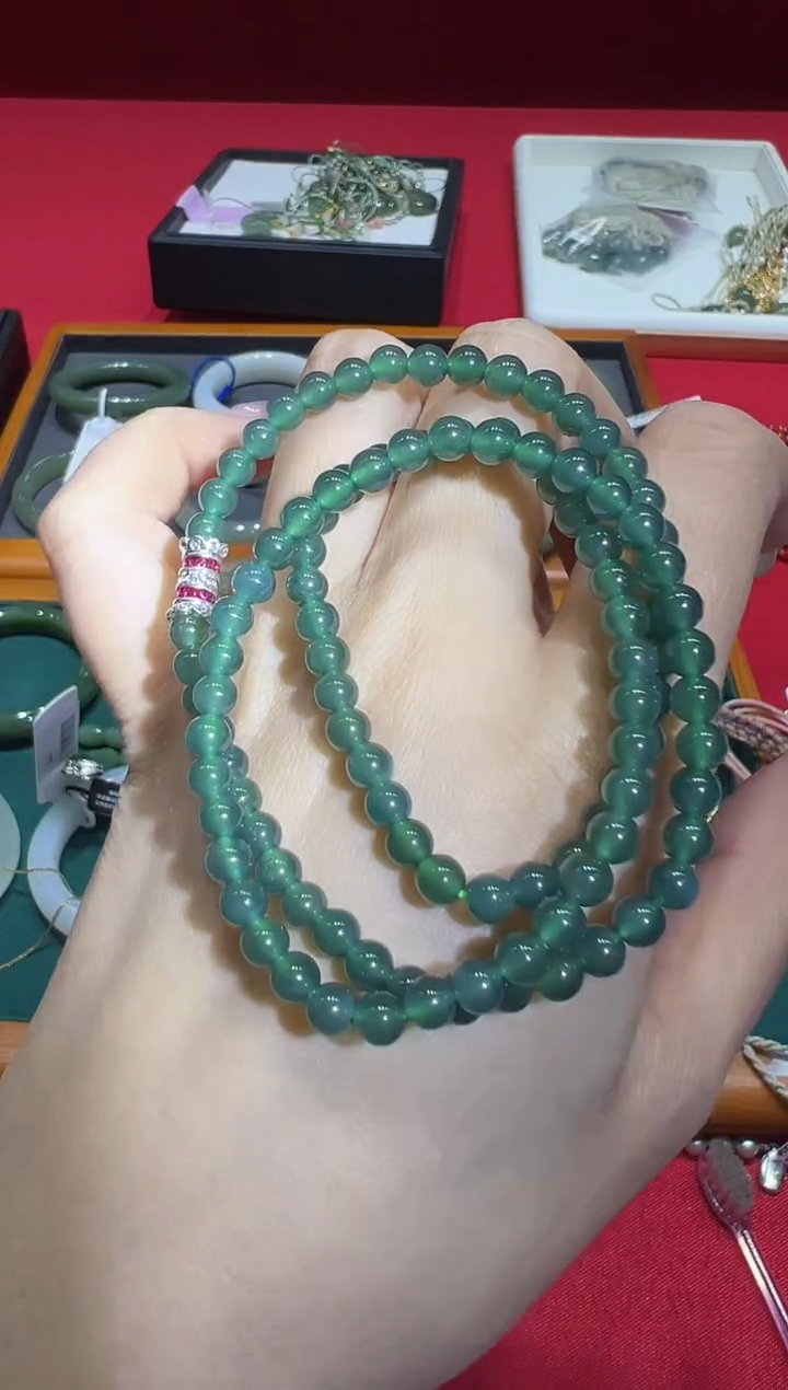 【闪购商品】翡翠颈饰合金AE0551手串
