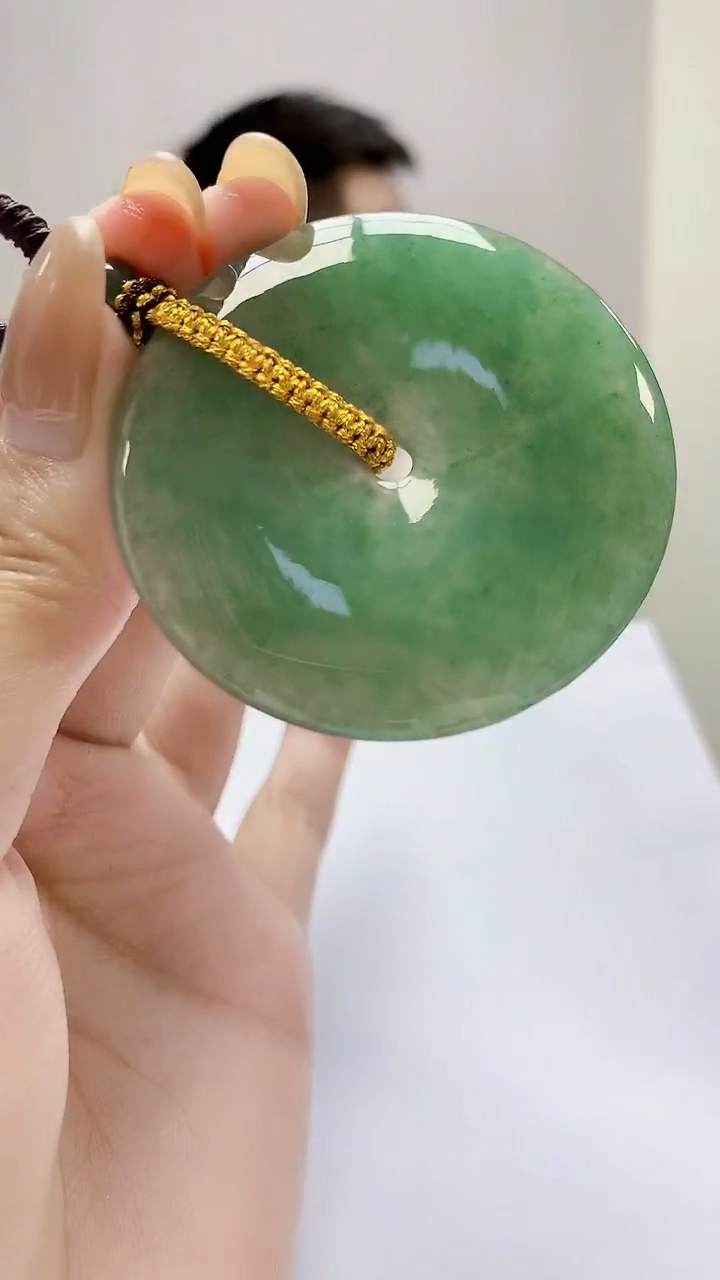 未镶嵌定制翡翠5028MM-毛货挂件141