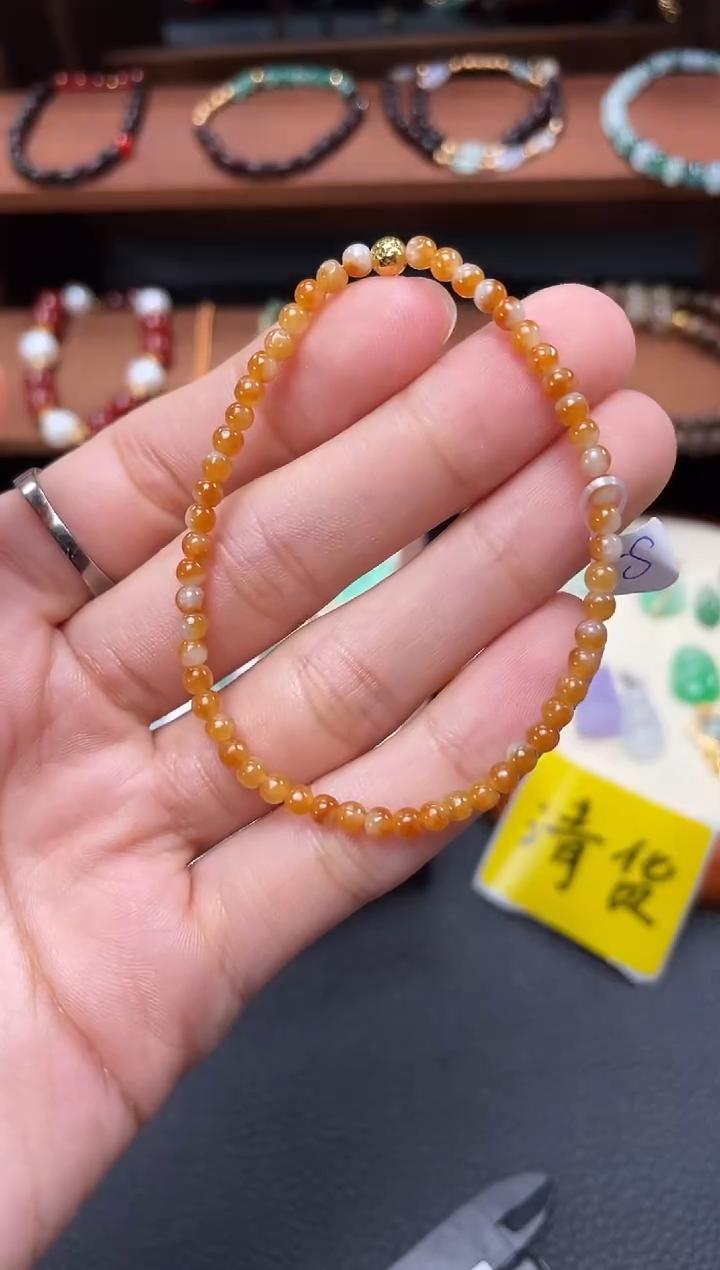 【闪购商品】翡翠套链未镶嵌一个  JK709