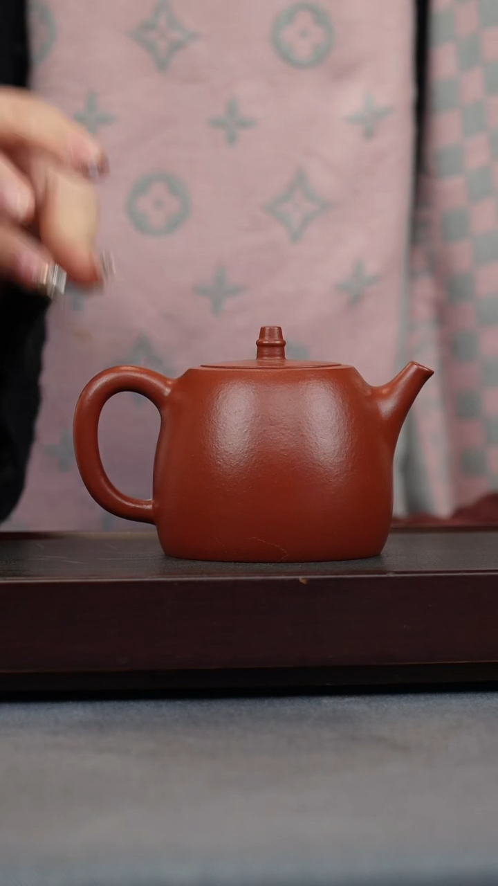 【闪购商品】紫砂茶壶鱼籽大红袍 汉铎