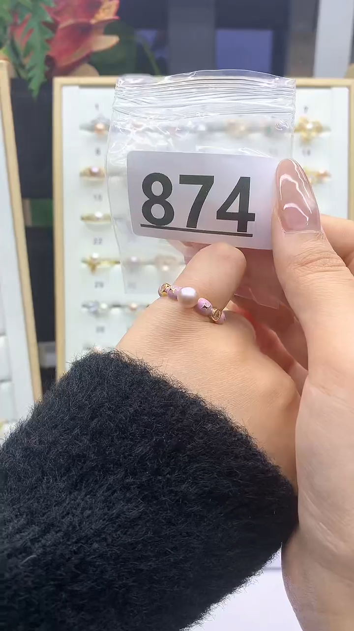 合金珠宝奇石淡水珍珠874