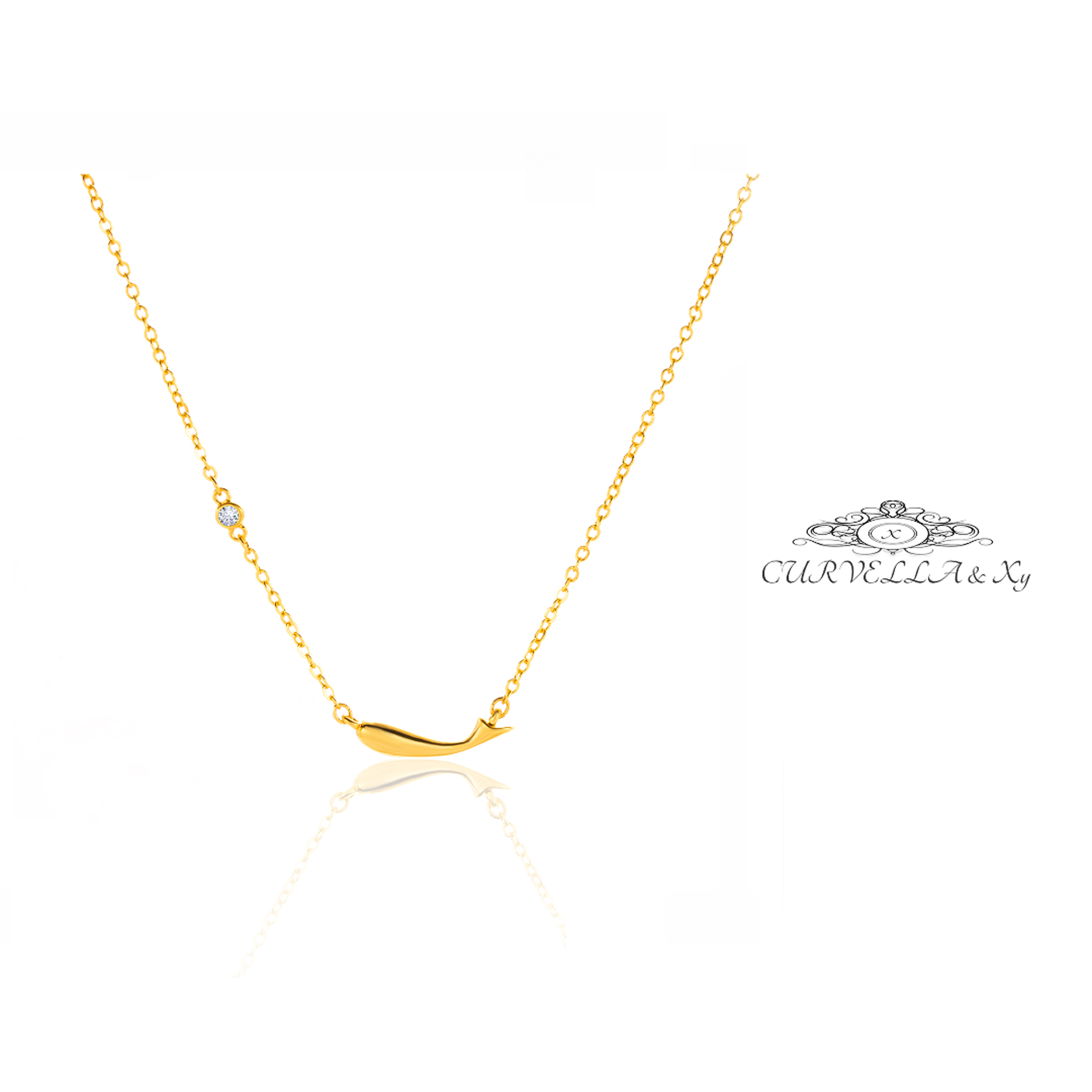 铜合金项链 【鎏金系列--小锦鲤】时尚气质百搭高级感大码项链