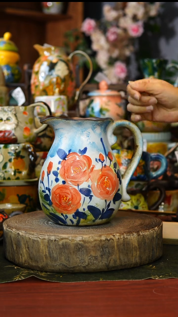 陶瓷197景德镇手工手绘釉下彩陶瓷