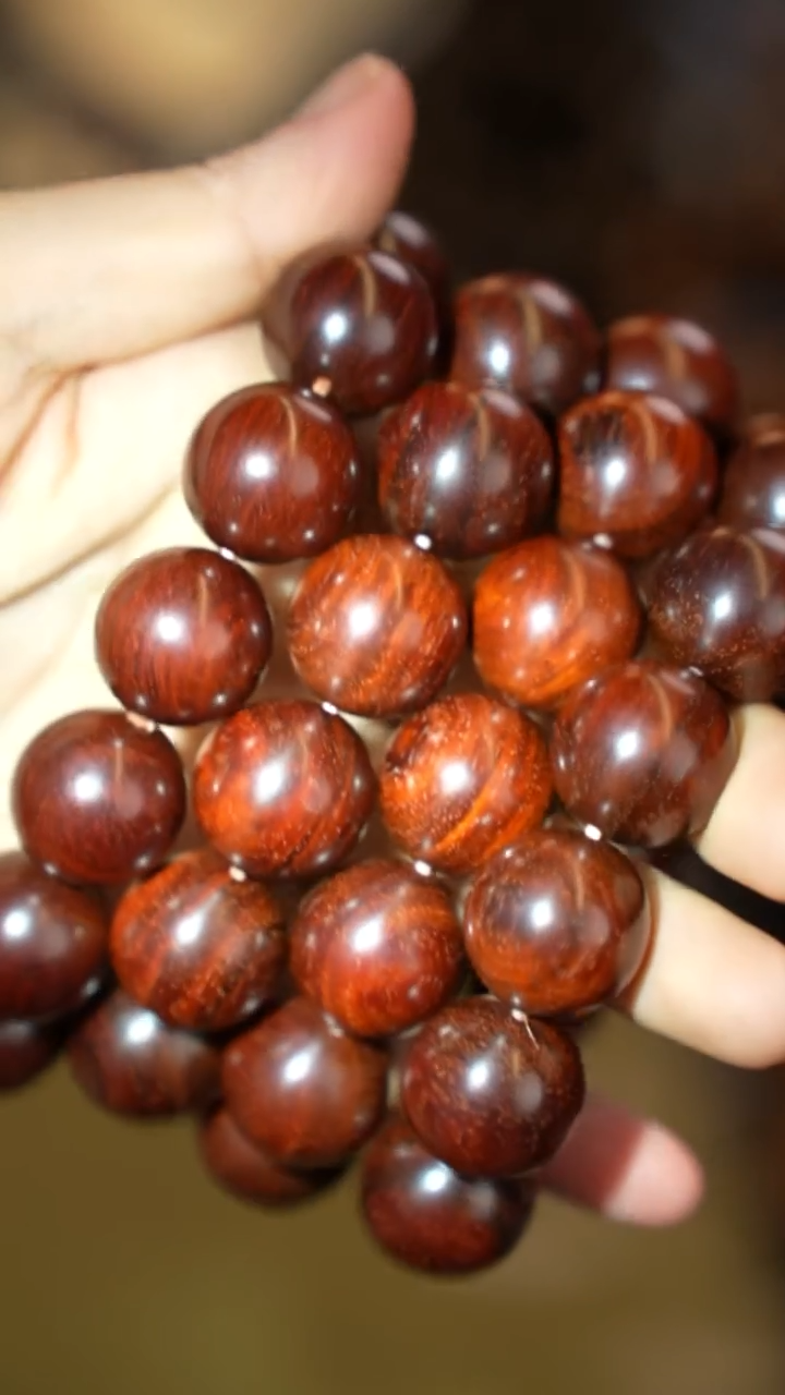 檀香紫檀（小叶紫檀）手串/手链1.8小叶紫檀琴料XY0313