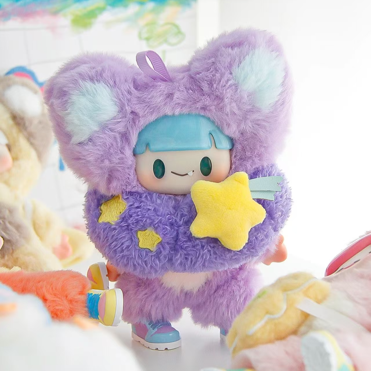 【阿豆Colorful life毛绒系列】阿嫲家正版盲盒手办可爱礼物设计款