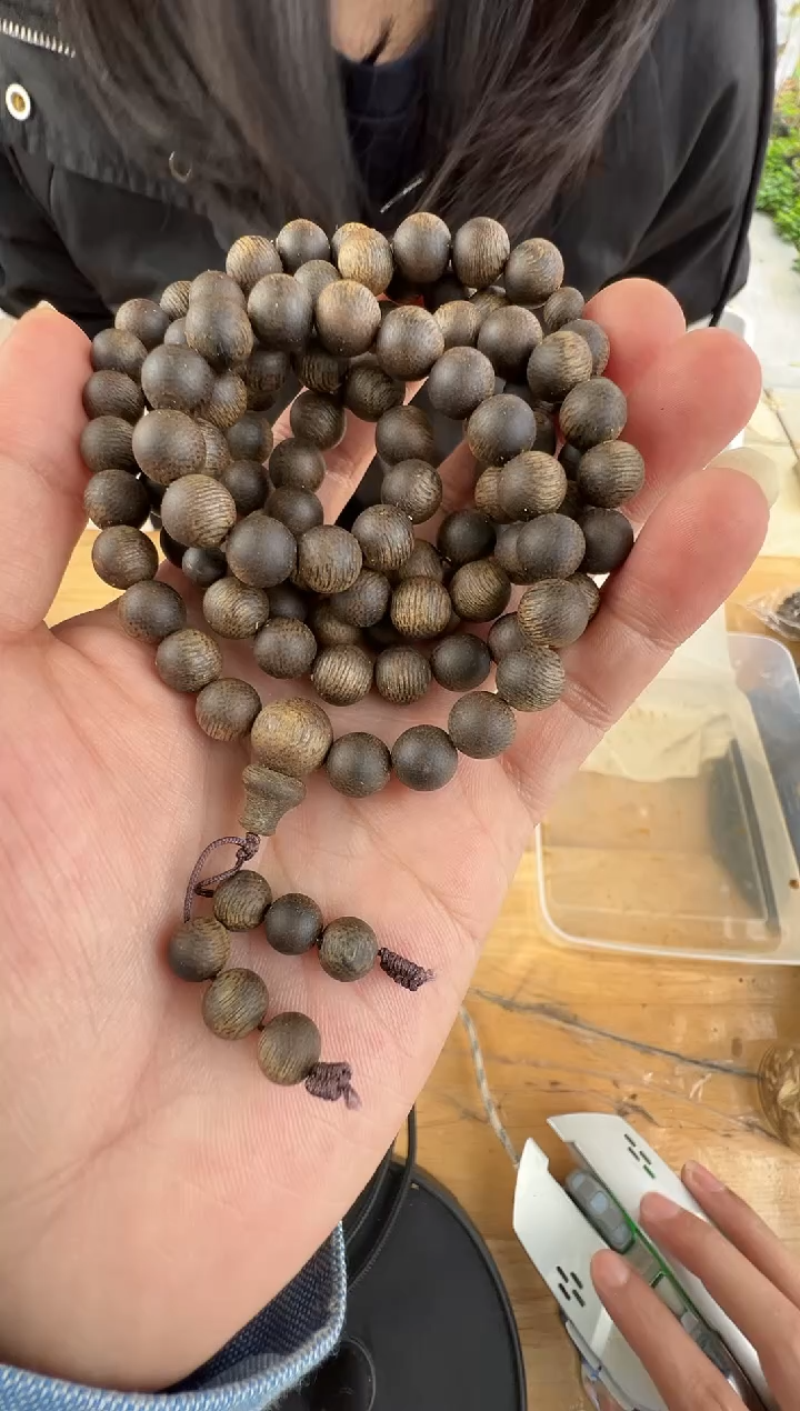 沉香沉香枕张勺子沉水08圆珠多圈43+多样性发一