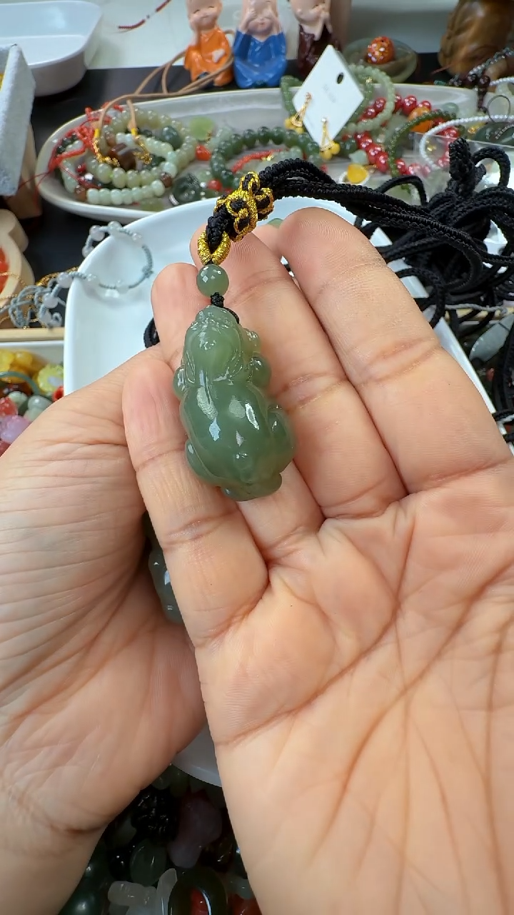 颈饰未镶嵌和田玉藏*198一个藏姐