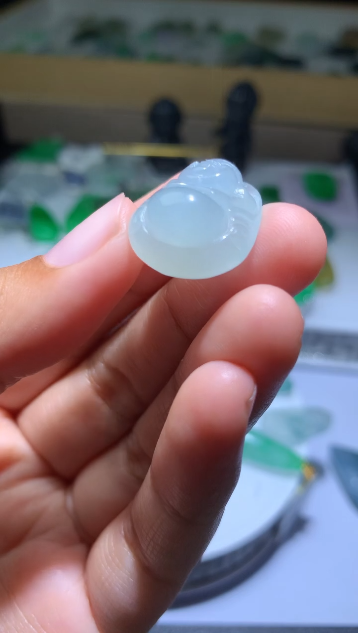 定制翡翠未镶嵌毛货