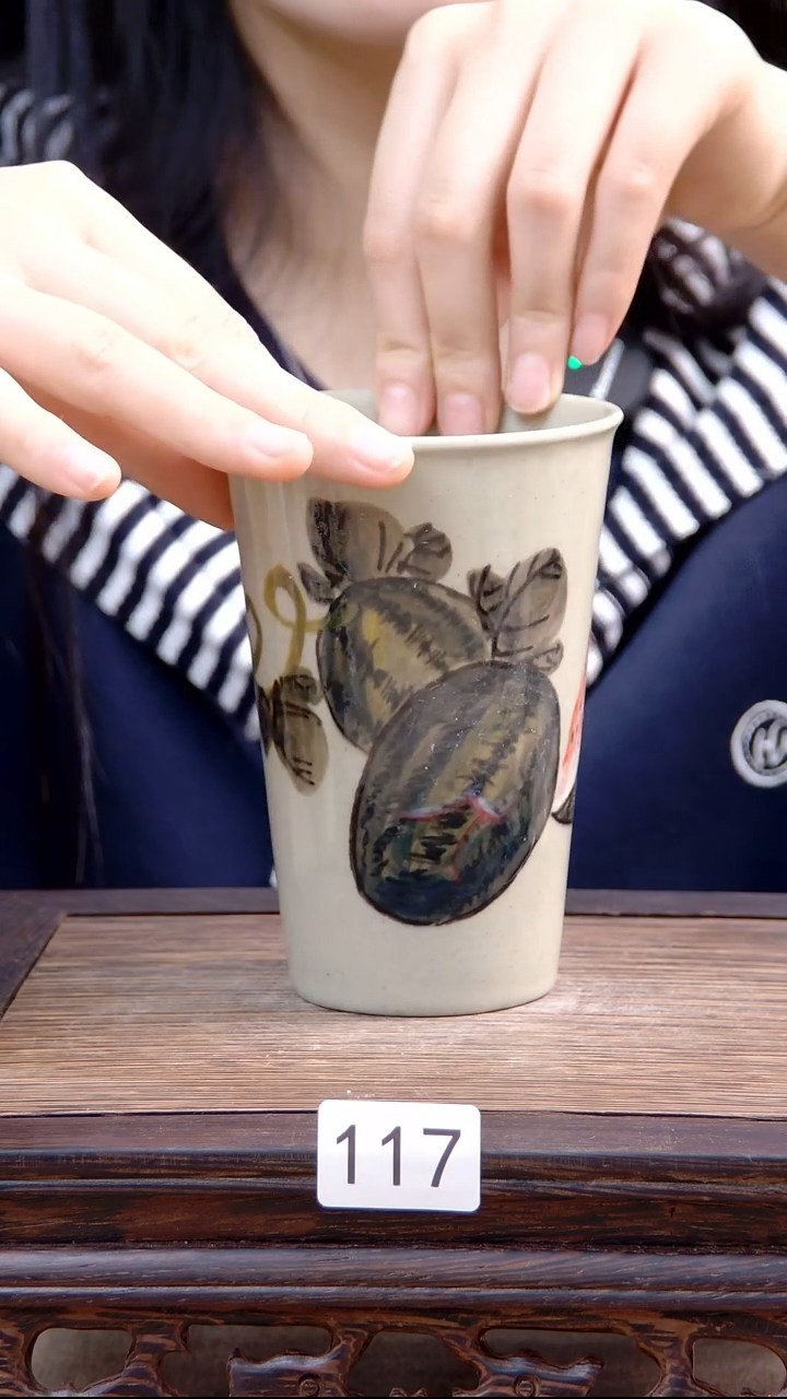 杯子景德镇陶瓷手绘杯子117