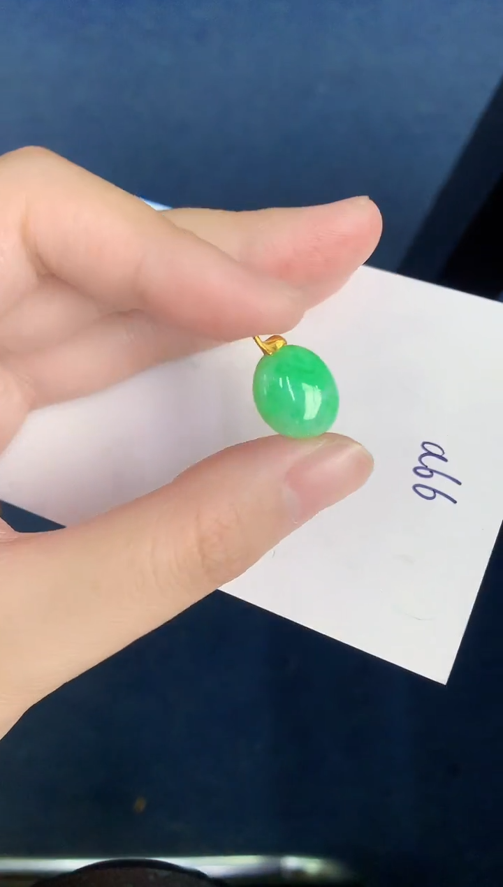 【闪购商品】翡翠颈饰18K金镶嵌000000000