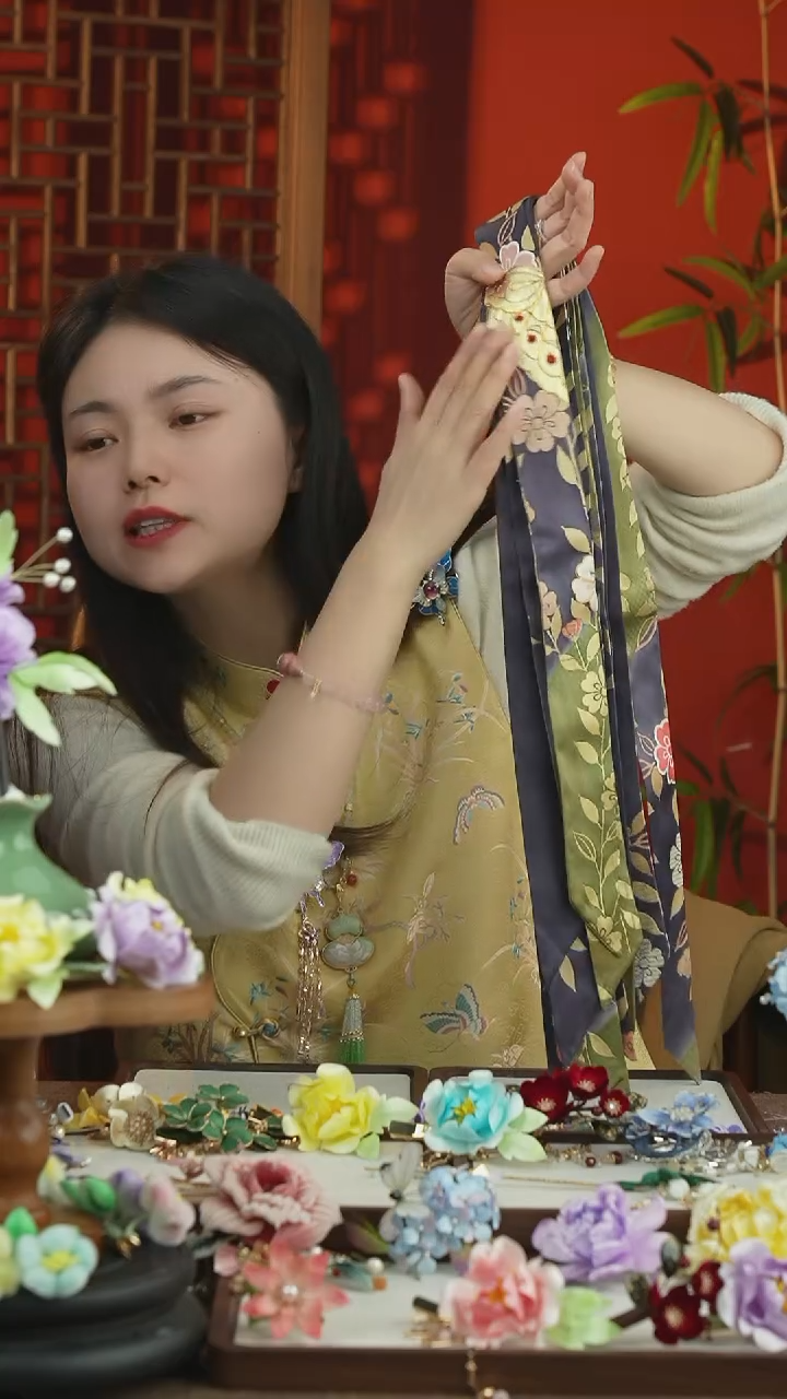 刺绣闪购纯手工非遗国风饰品