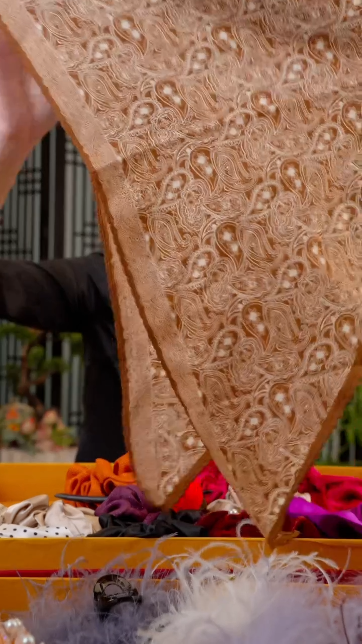 刺绣石*小非遗苏绣绒花手工饰品