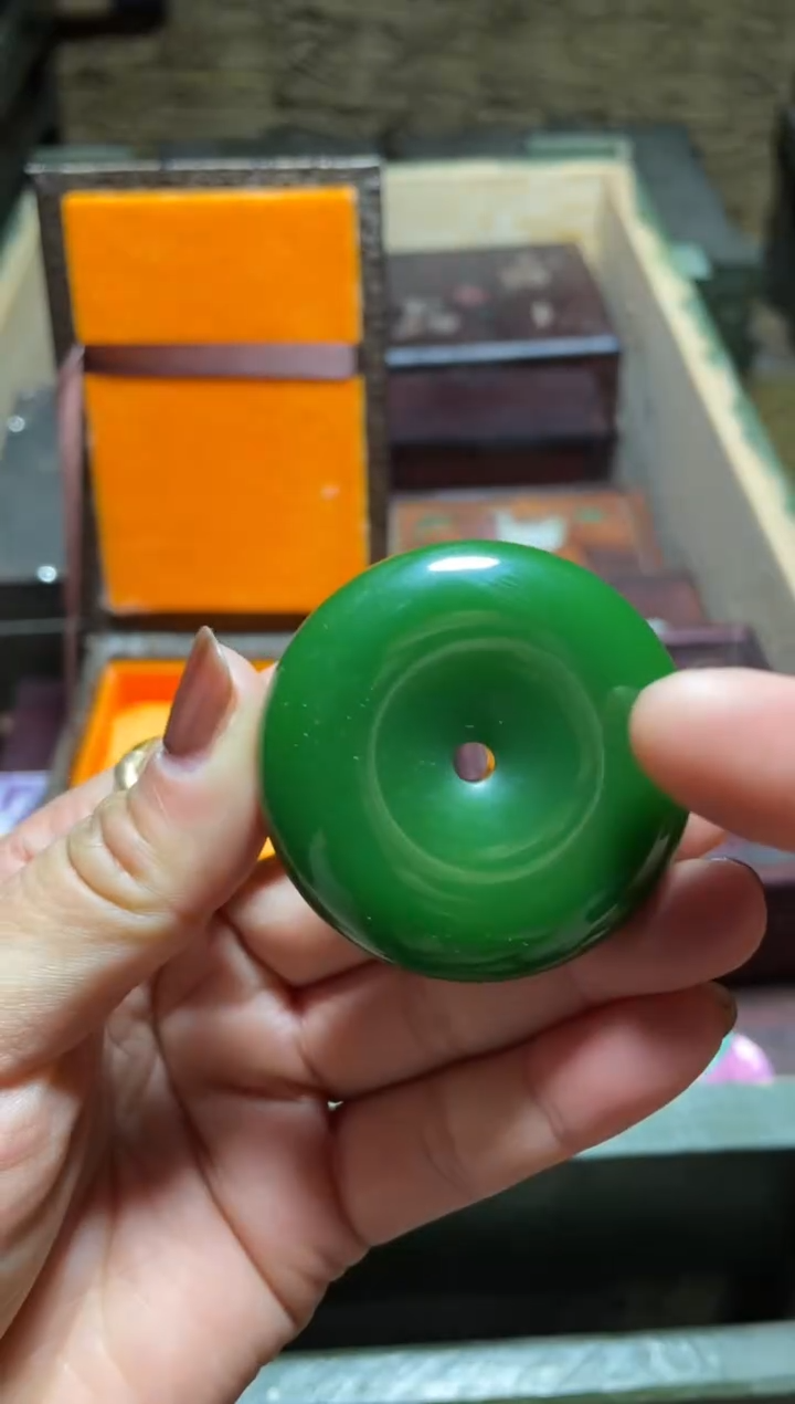 【闪购商品】绿平安扣1件