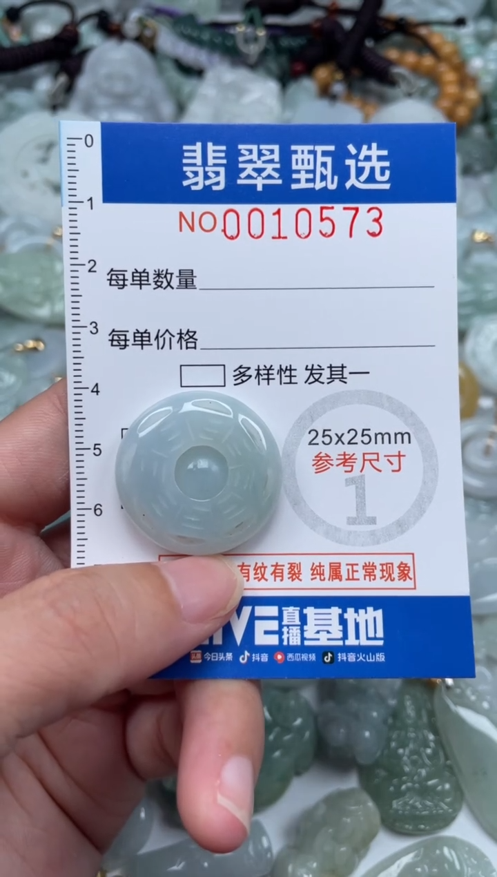 颈饰未镶嵌翡翠10573