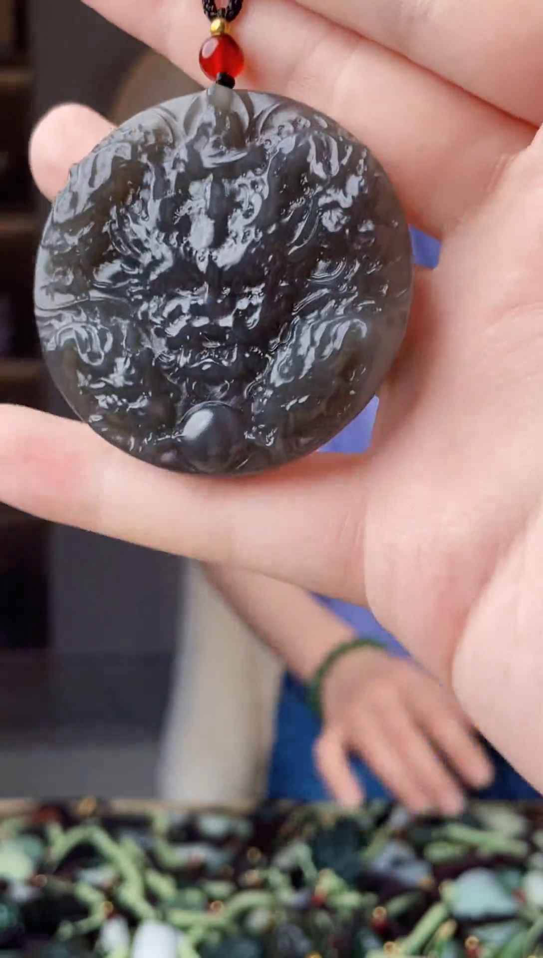 颈饰未镶嵌和田玉拍一发一，多样性发货