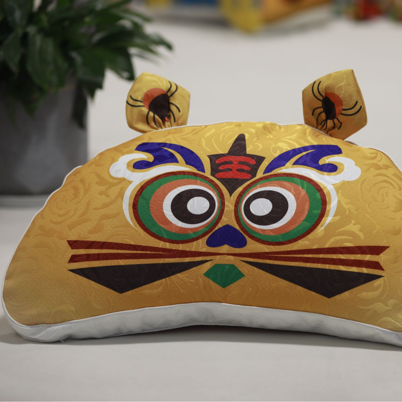 花针匠 非遗文创虎头荞麦枕