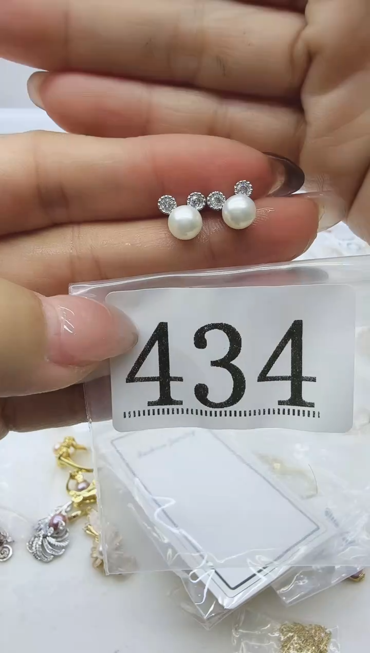 合金珠宝奇石淡水珍珠434
