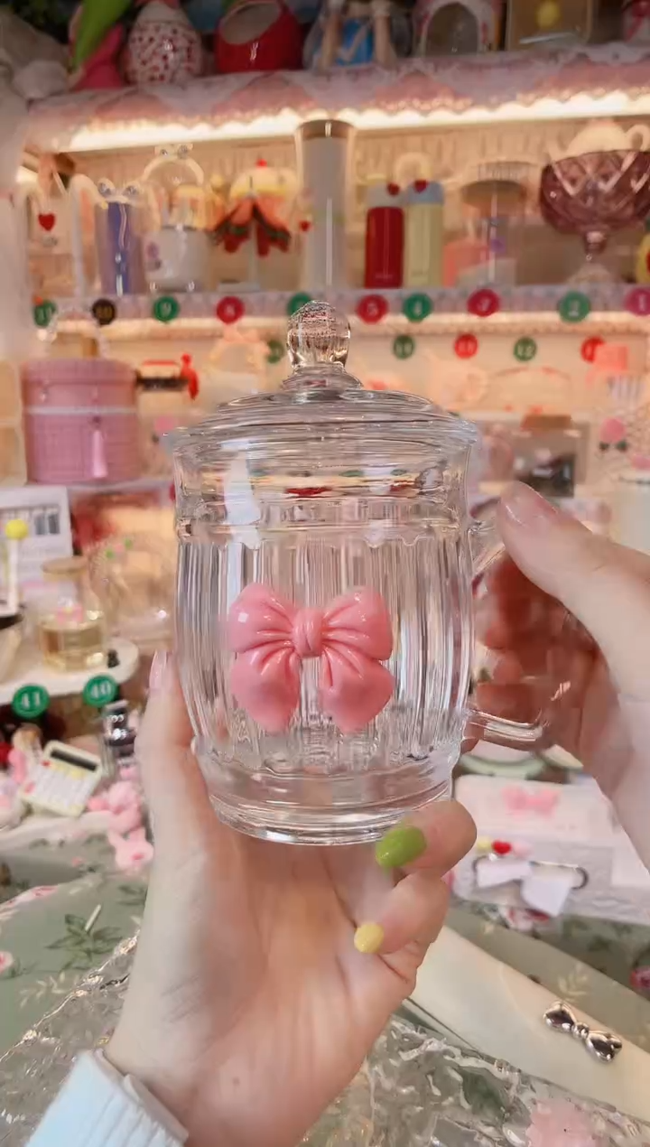 【闪购商品】摆件蝴蝶结泡茶杯品质好，发货快，放心拍