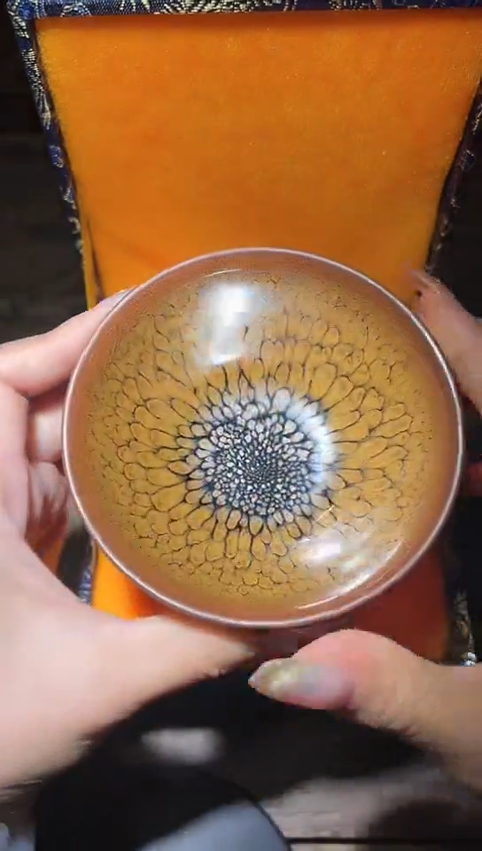 【闪购商品】茶盏何定欣老师作品《鹧鸪斑》