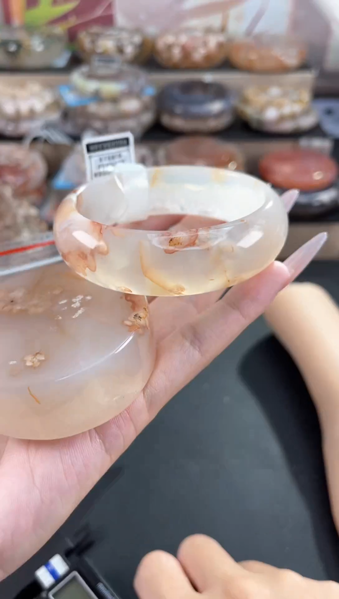 未镶嵌手镯石英质玉60