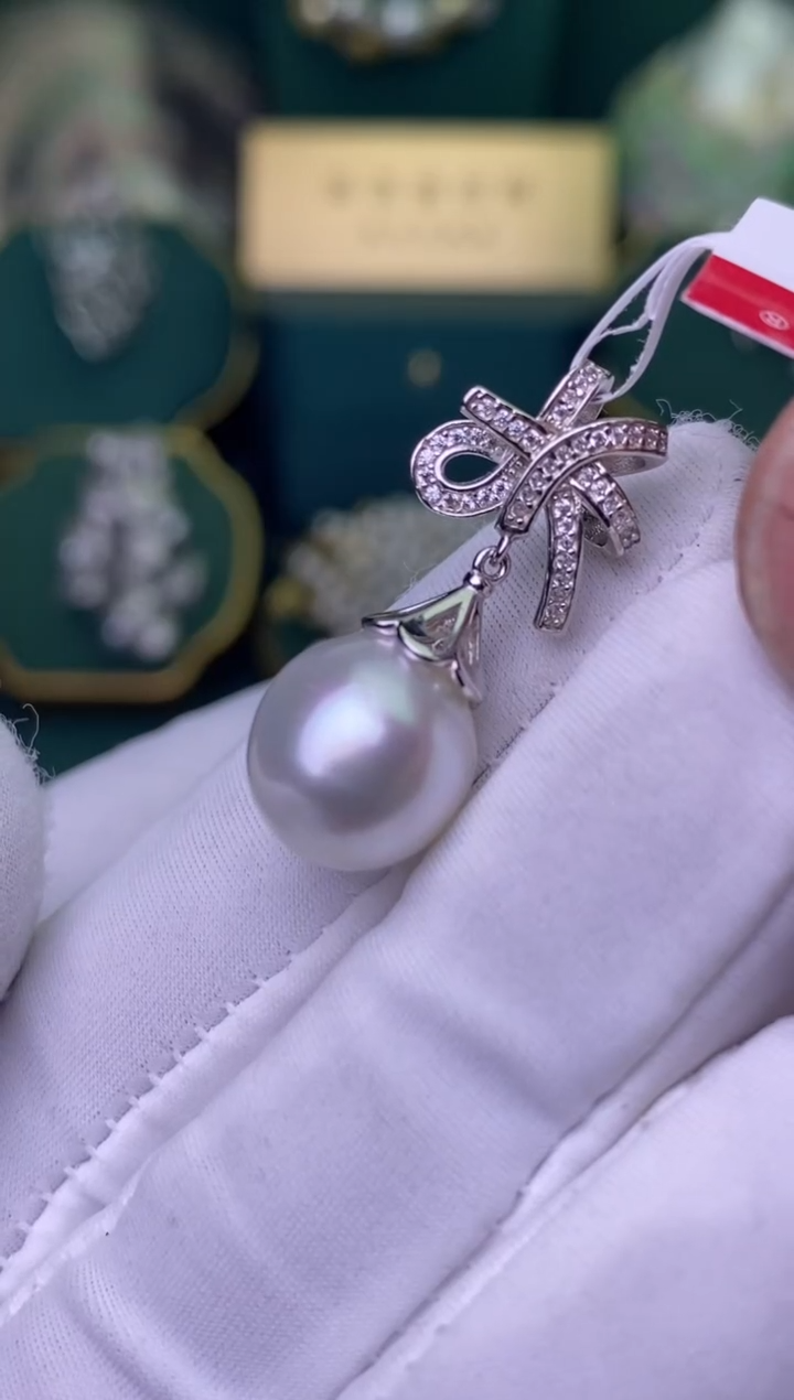 【闪购商品】海水珍珠颈饰银S925镶嵌11-12