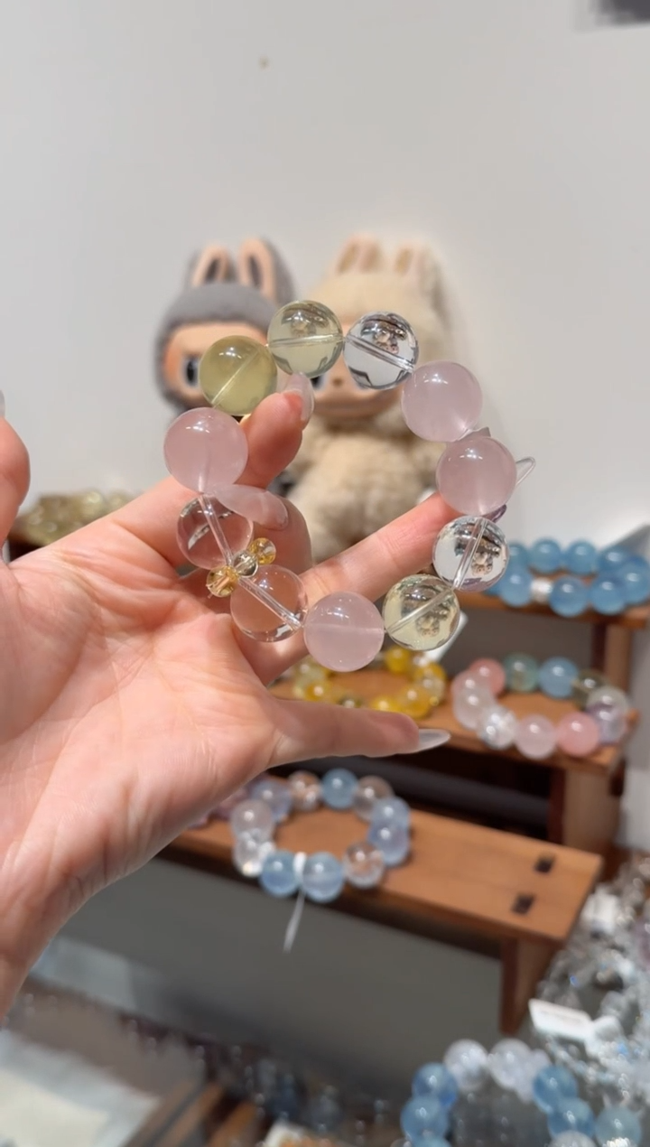 水晶手串未镶嵌）拍3单发一串 拍1单发单珠 多样性发货