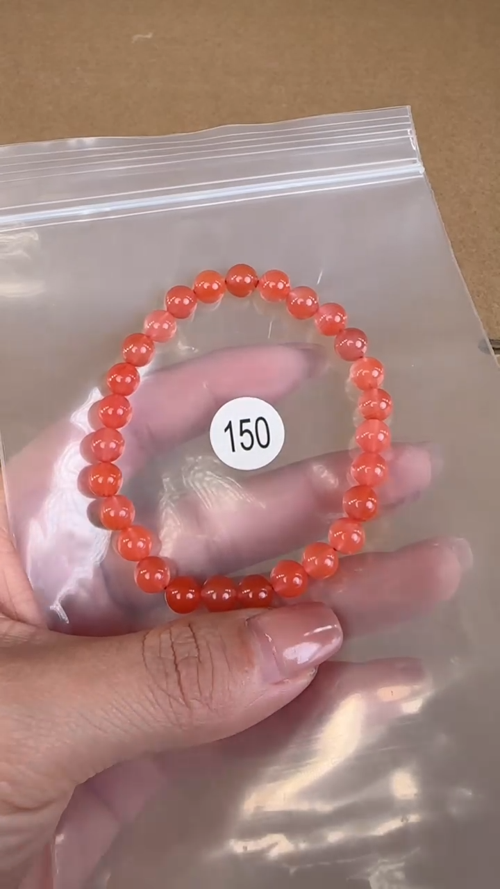 【闪购商品】南红玛瑙珠宝半成品未镶嵌原矿无优化无裂手链6.5+