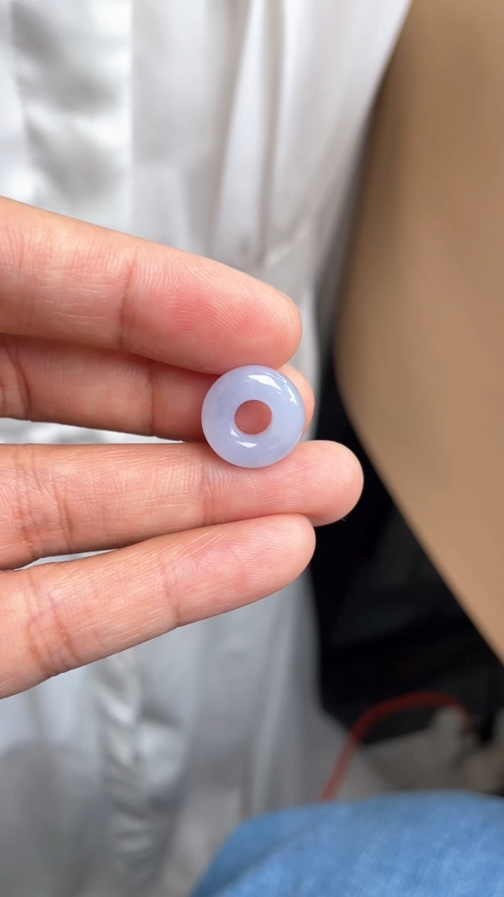 【闪购商品】翡翠颈饰未镶嵌甜甜圈