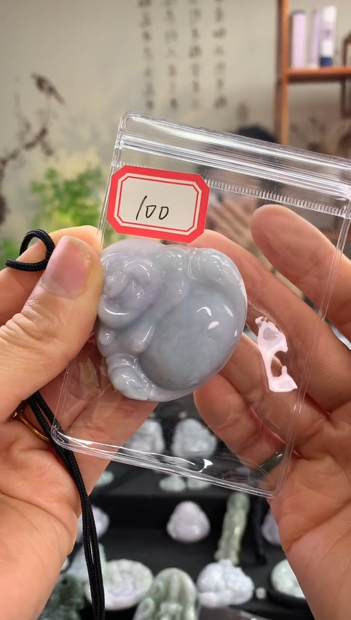 【闪购商品】翡翠颈饰未镶嵌佛公100