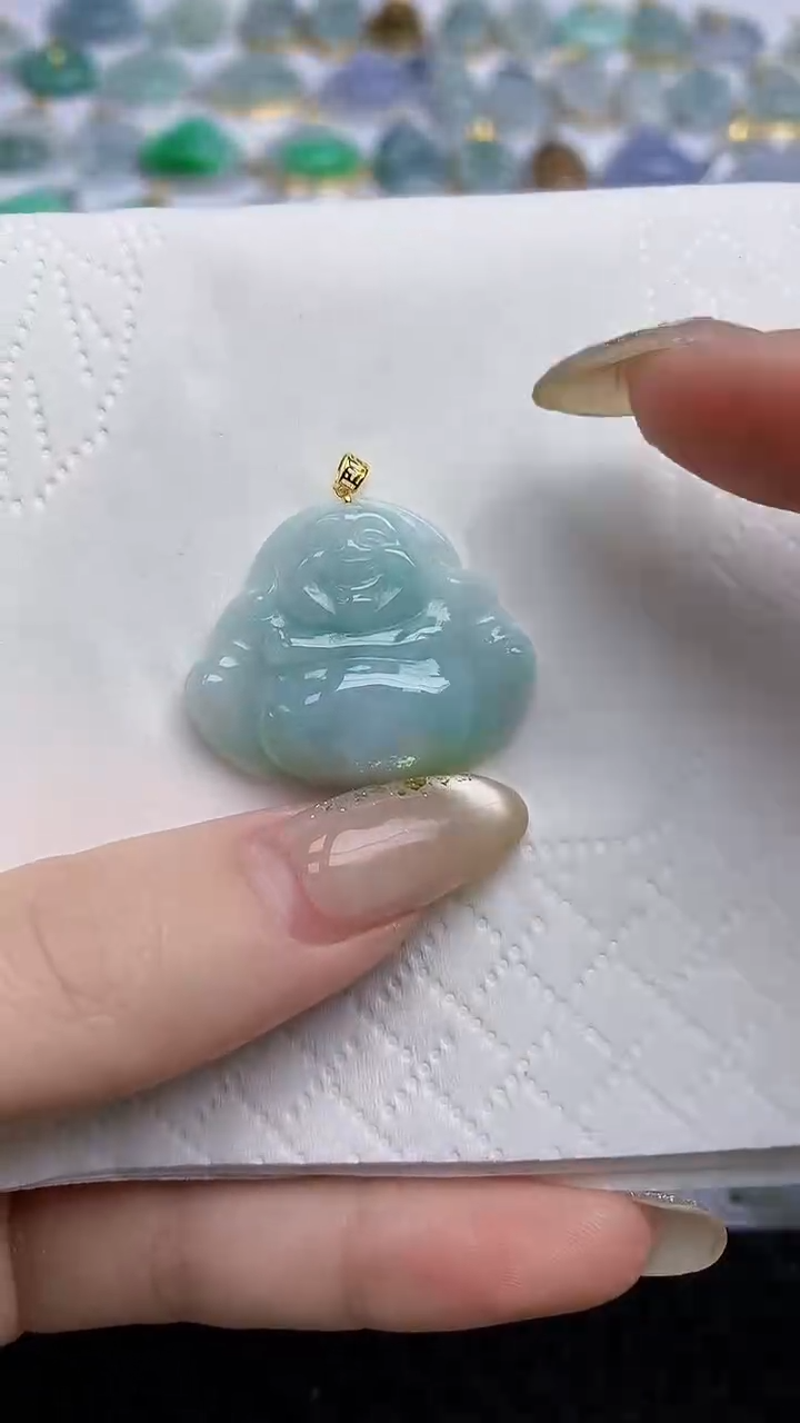 【闪购商品】翡翠颈饰未镶嵌天然A货翡翠 