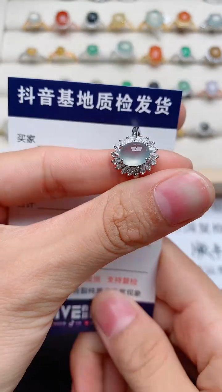 【闪购商品】翡翠戒指银S925镶嵌.....