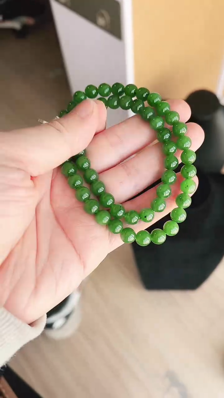 项链未镶嵌和田玉（碧玉）8