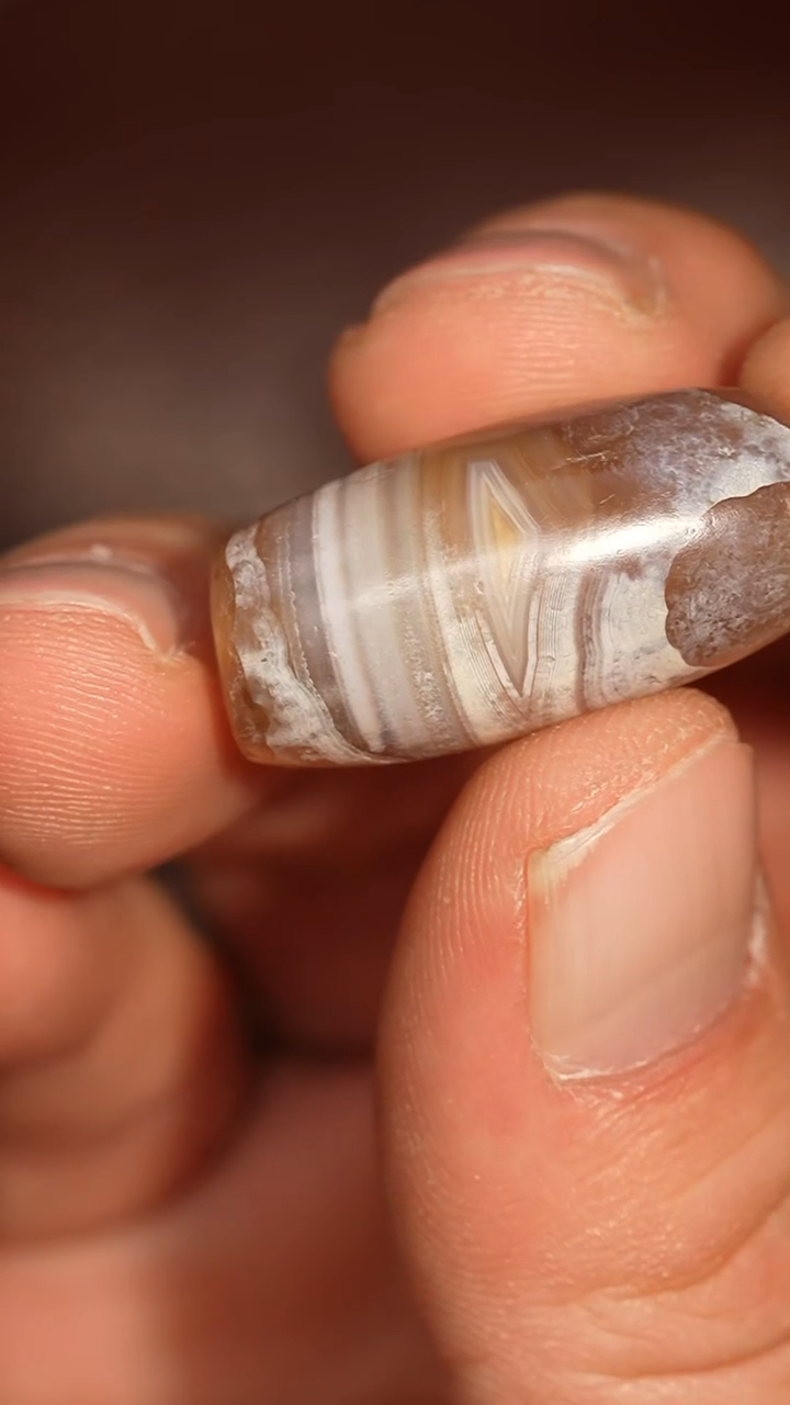 未镶嵌套链玛瑙/玉髓冲赛康胡子哥，DIY一108