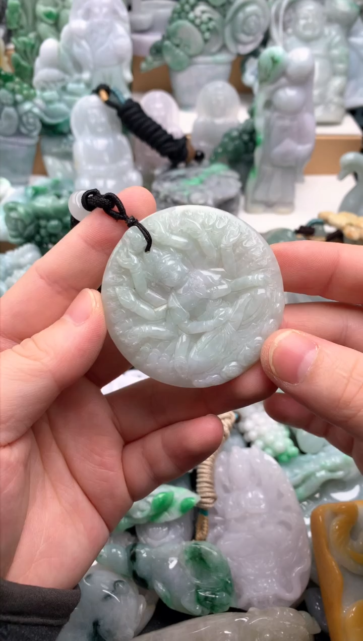 吊坠(不含链)未镶嵌翡翠1