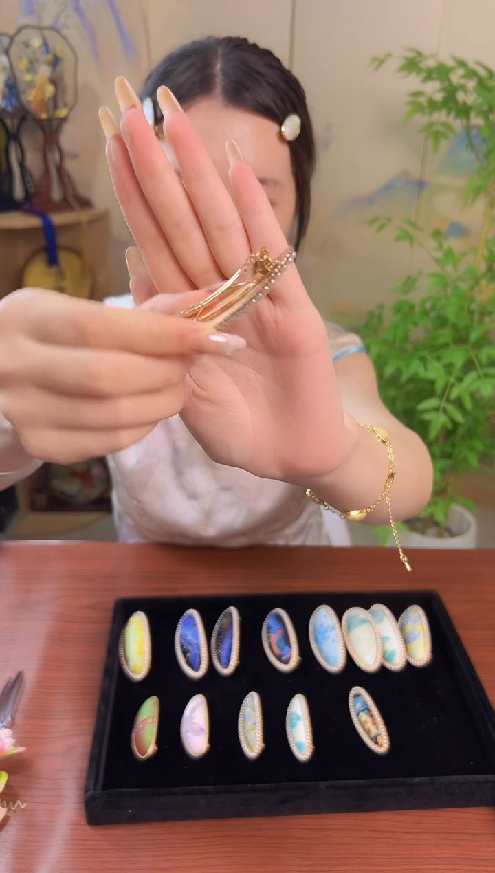 织绣纯手工非遗手工绒花