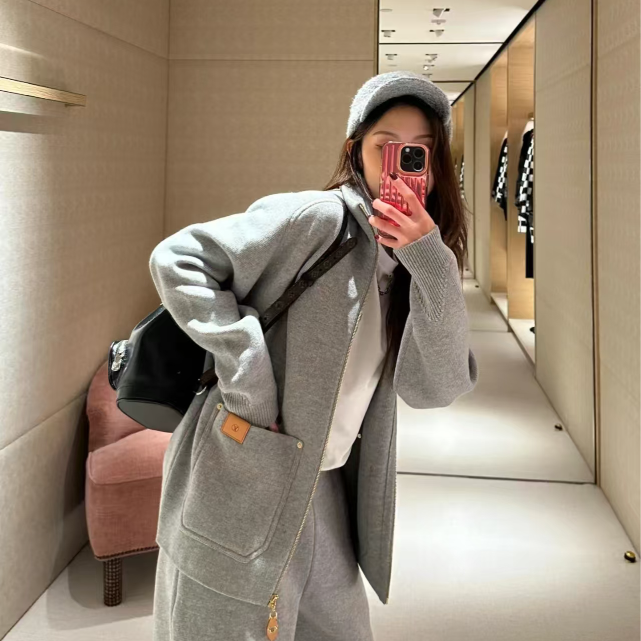 【Sc推荐】1号店C黑金牛经典高端定制女士包包