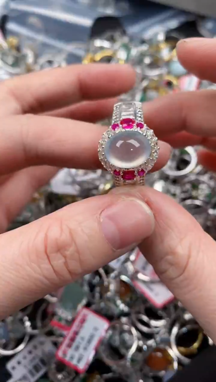 未镶嵌戒指翡翠888  10